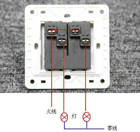 暗装一灯三控开关怎么接线,双控开关当单控灯开关接线方法