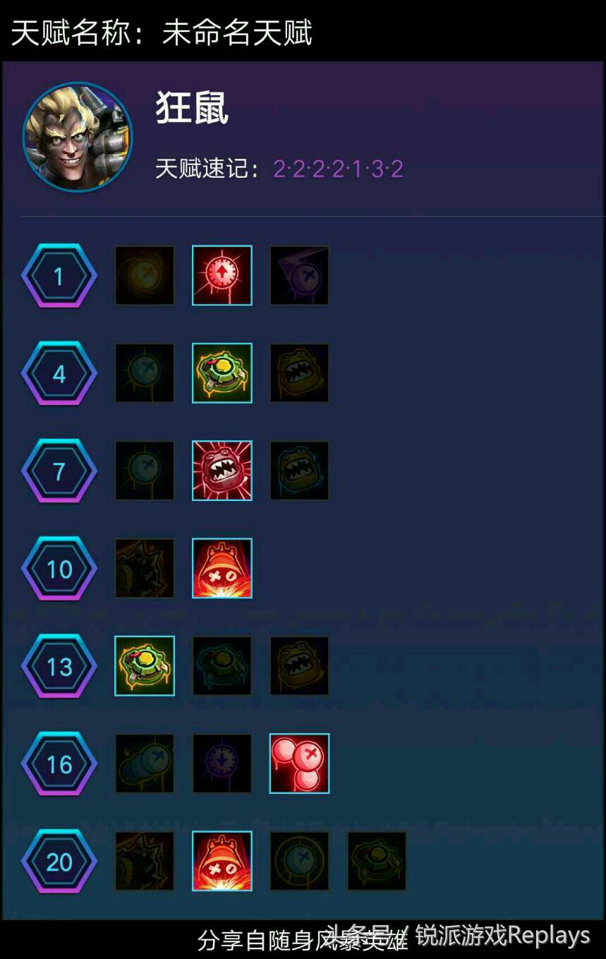 风暴英雄最强英雄天赋,风暴狂鼠怎么出高伤害