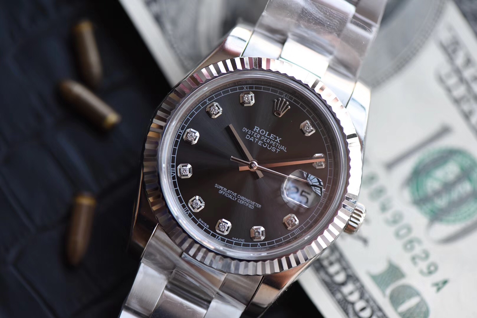 c厂劳力士蓝日志真表对比,n厂劳力士日志型防水