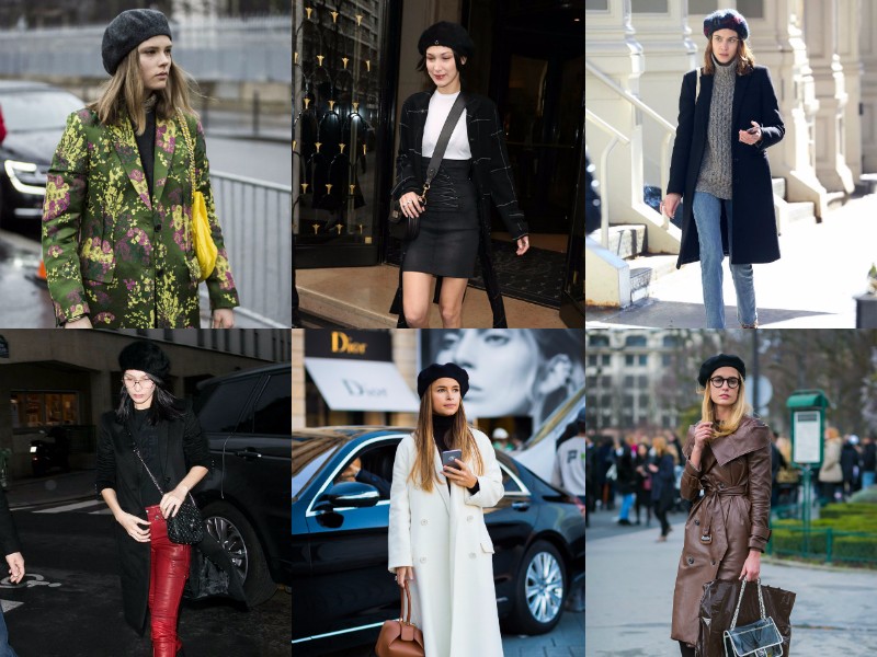 贝雷帽的戴法教程全过程,冬天贝雷帽的戴法