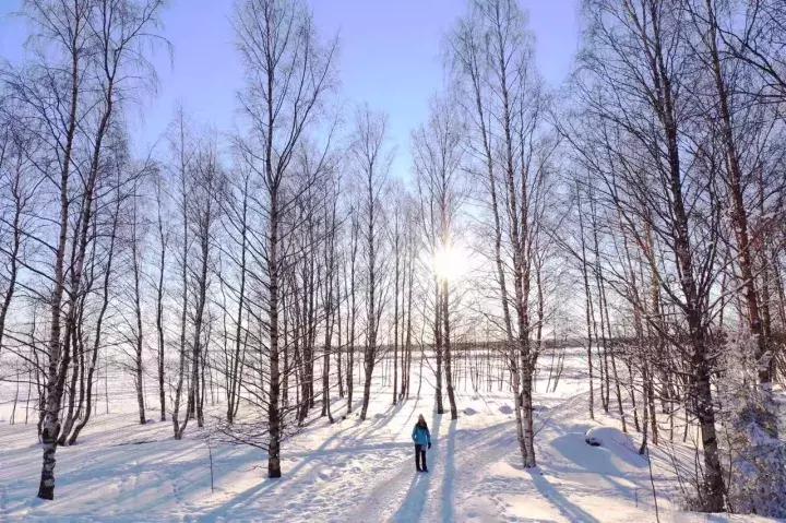 芬兰波罗的海中世纪童话,芬兰极光好像进入了童话世界