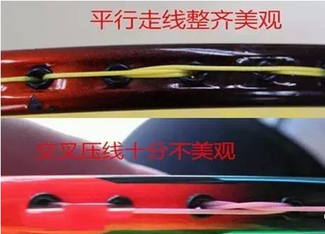 羽毛球拍线断了正确的剪线方法,羽毛球拍断线应该断横线还是竖线