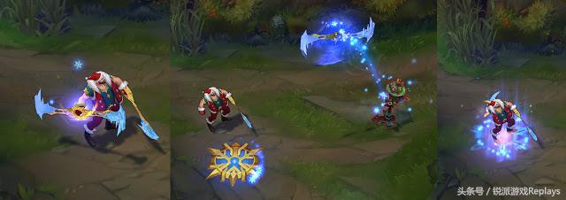 英雄联盟金克丝情人节皮肤视频,冰雪圣诞金克丝