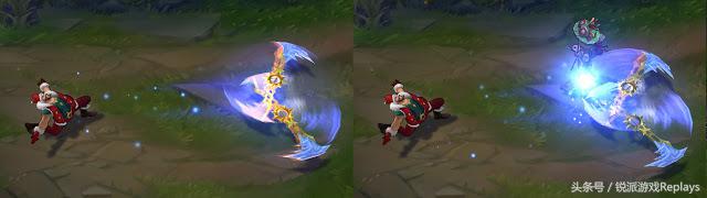 英雄联盟金克丝情人节皮肤视频,冰雪圣诞金克丝