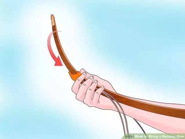 反曲弓怎么轻松上弓弦,反曲弓上弓教程