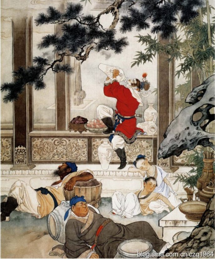 刘继卣工笔画《大闹天宫》图片,刘继卣的大闹天宫绘画技法