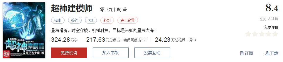 难以超越的网络小说神作,小说十五部经典神作