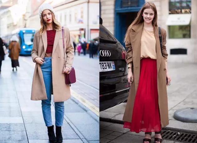 最显气质的驼色大衣,驼色气质大衣