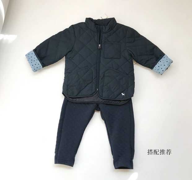 韩版童装男童中长款羽绒服,大男童加厚棉服冬季外套韩版宽松