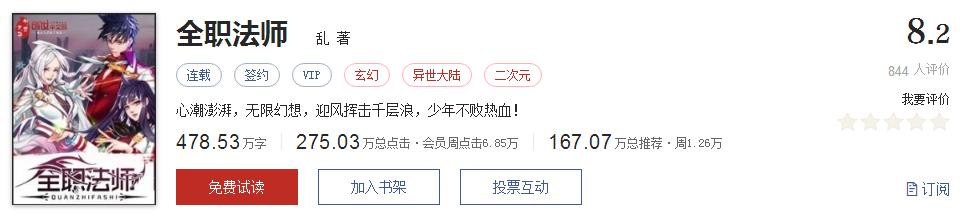 起点8.2分高评分精品网络小说,50本网络小说巅峰神作推荐