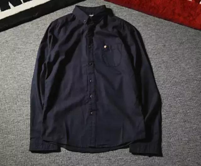 165到170偏瘦男士商务衬衫,衬衫男秋冬宽松慵懒风外穿潮