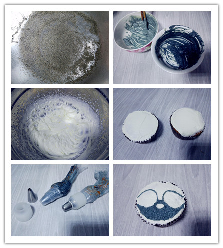 一看就会，立体奶油霜裱花，卡通小浣熊杯蛋糕