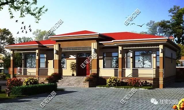 农村一层四间平房小别墅6房,农村豪华房子六层小别墅