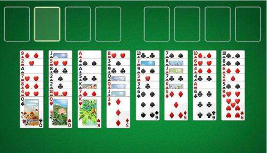 经典空当接龙纸牌,纸牌红心大战规则