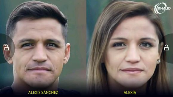 当足球巨星变成女人了,当足球巨星变成女生