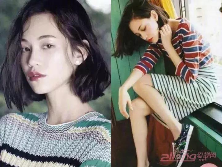 40岁减龄发型大圆脸短发卷发,矮个子大圆脸短发烫哪种卷发好看