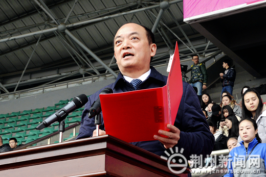 2017年湖北省中学生校园足球锦标赛在荆州开幕