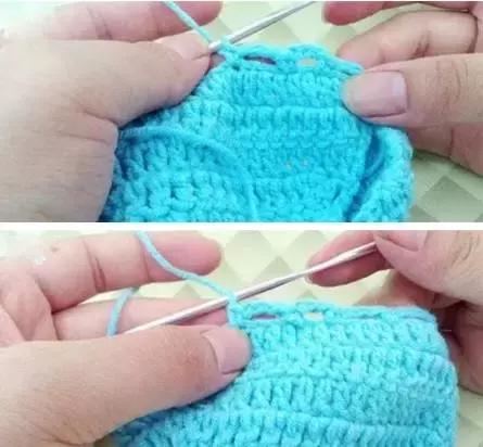 婴儿毛线袜子钩织教程全过程,婴儿毛线袜子的钩织教程