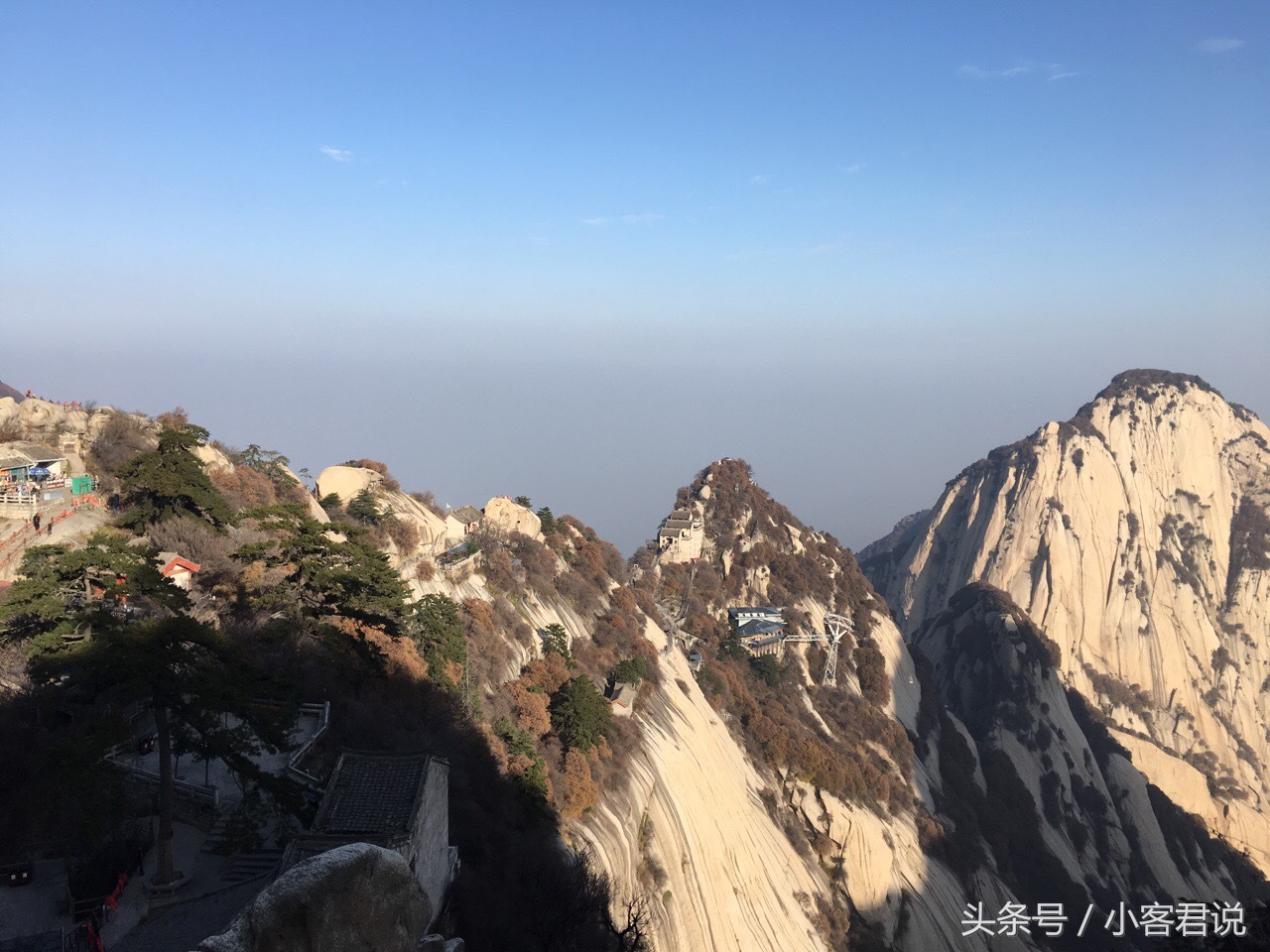 华山索道上好还是索道下好,华山索道和如意峰索道