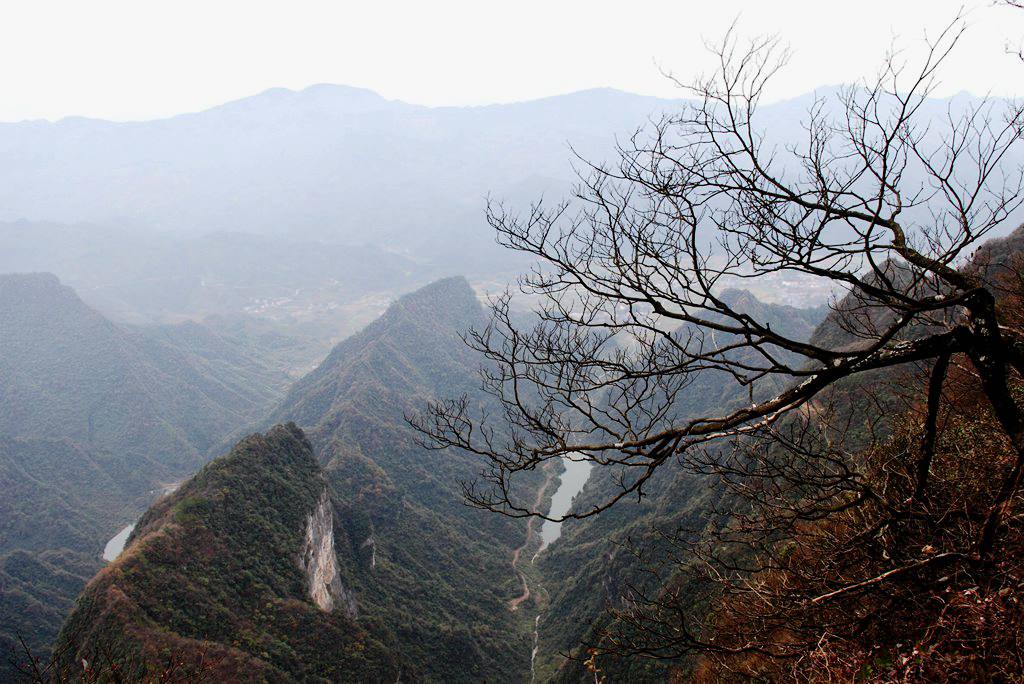 天门山景区观景,天门山生态景区