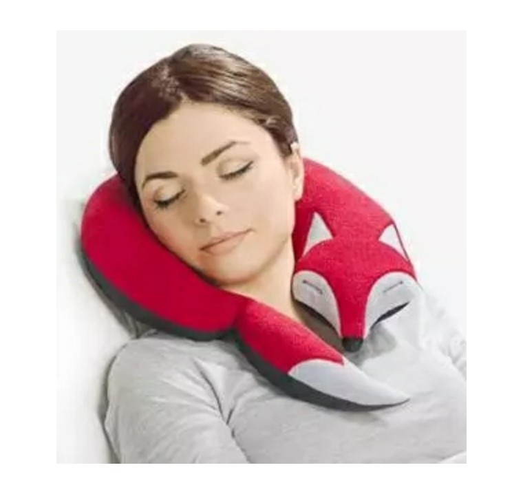 U型枕居然可以放进微波炉里加热？！小狐狸这是要成精啊？