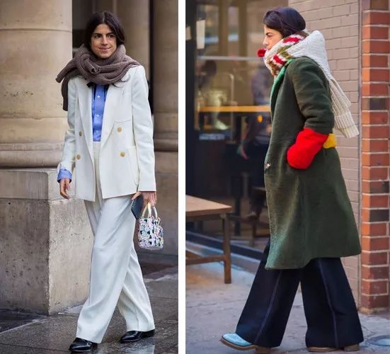 杨幂袁姗姗穿衣搭配图,杨幂羊绒围巾同款