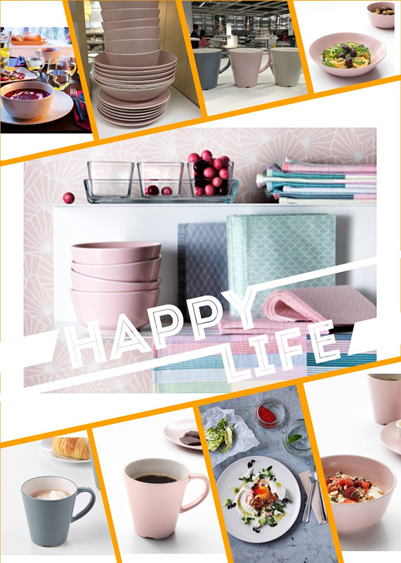 宜家专用餐具彩色,宜家家居餐具推荐