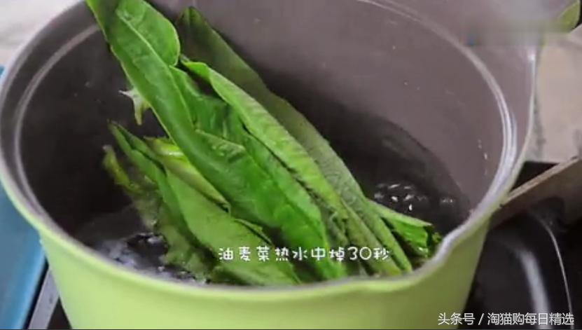 油麦菜焖丸子正宗做法,油麦菜丸子图片大全