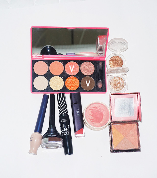 眼妆夕阳珊瑚色,杏珊瑚色眼妆