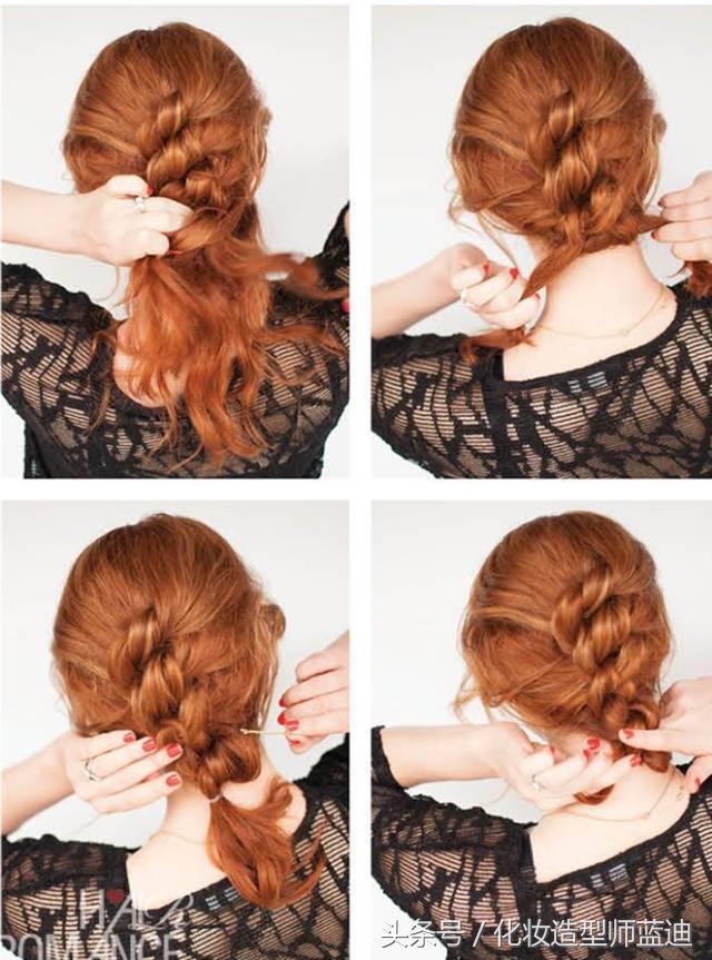 睡前怎么编头发第二天好看,每天上班早起怎么绑头发