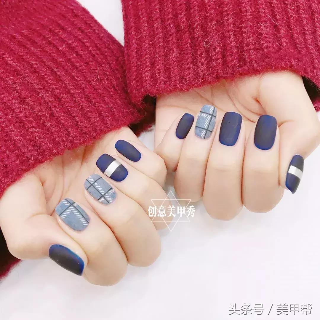 好看的美甲图片2021网红爆款美甲,2017年8种爆款美甲你做过几种