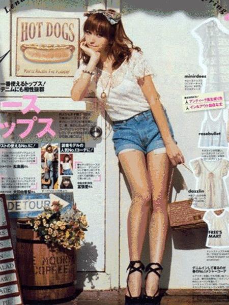 日系妆森绘梨佳,森绘梨佳日杂妆容原图