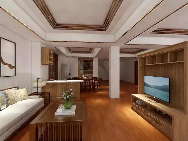 沉淀与释怀新中式风格装修案例,益家装修设计