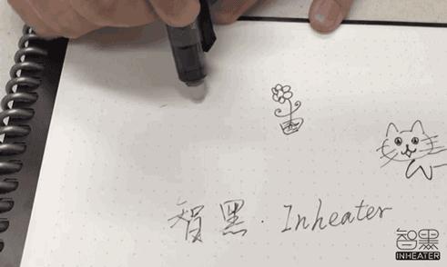 那个火爆外媒的放进微波炉可去字迹的本子，这次可以直接用水擦啦