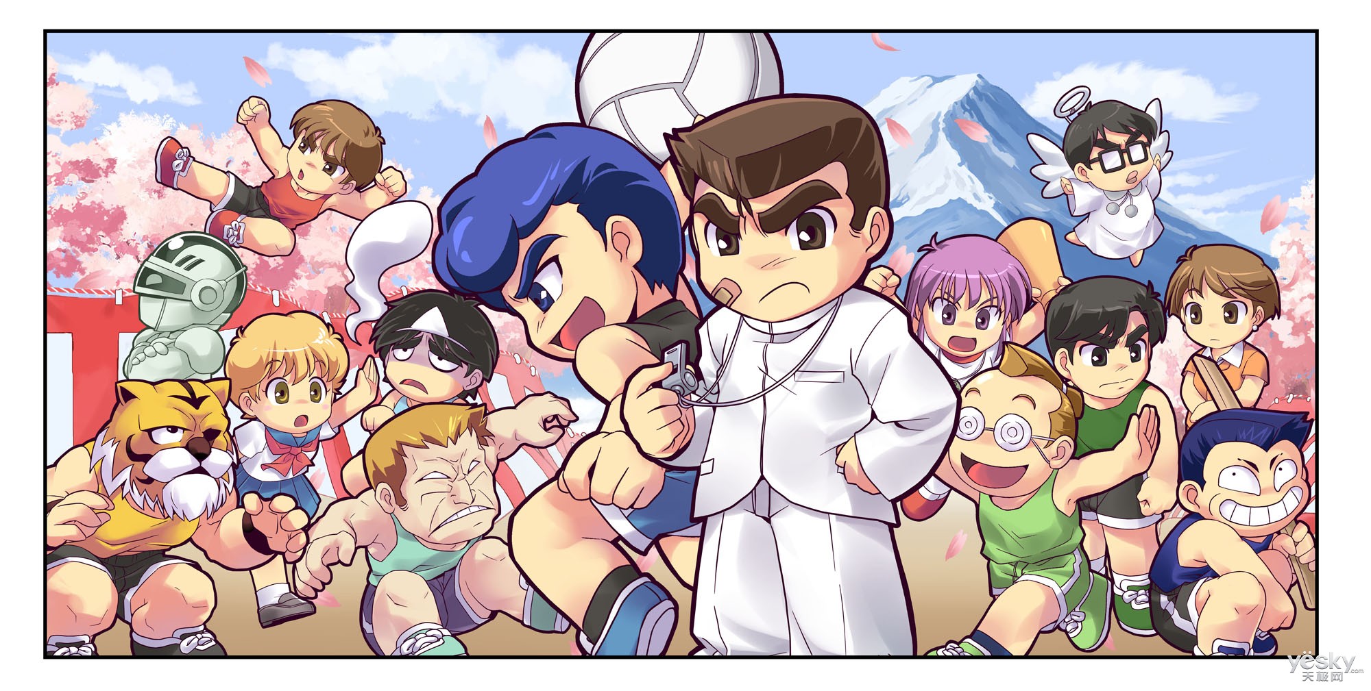 童年游戏热血物语,热血物语小时候玩过的游戏