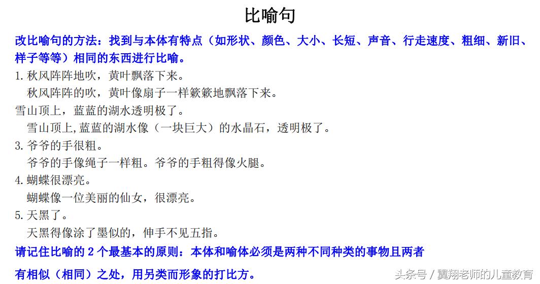 怎样把句子写得生动有趣,拟人比喻三年级