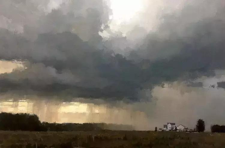 美国油画100幅欣赏,美国西部风景油画大全