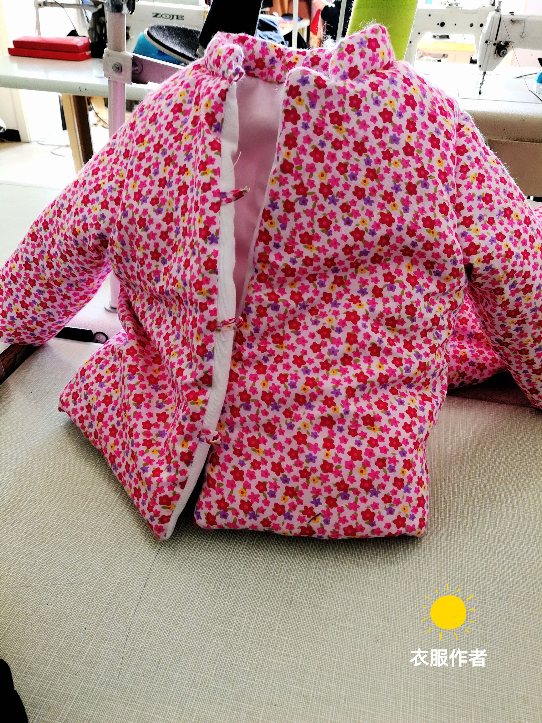 宝宝超可爱棉衣棉裤,婴儿连体棉裤皮半成品