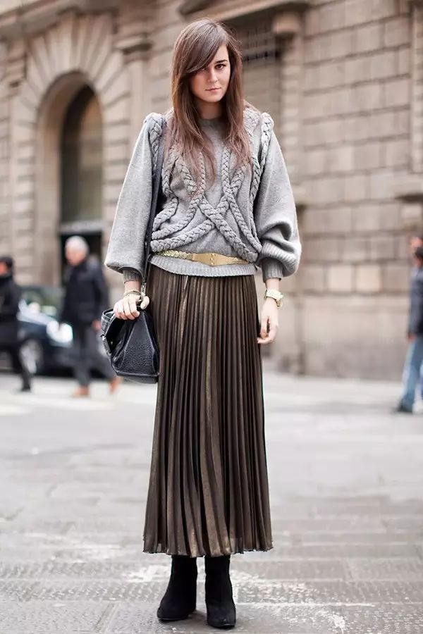 想做个时髦精你选对t恤了吗,秋冬怎么穿裙子好看又不冷