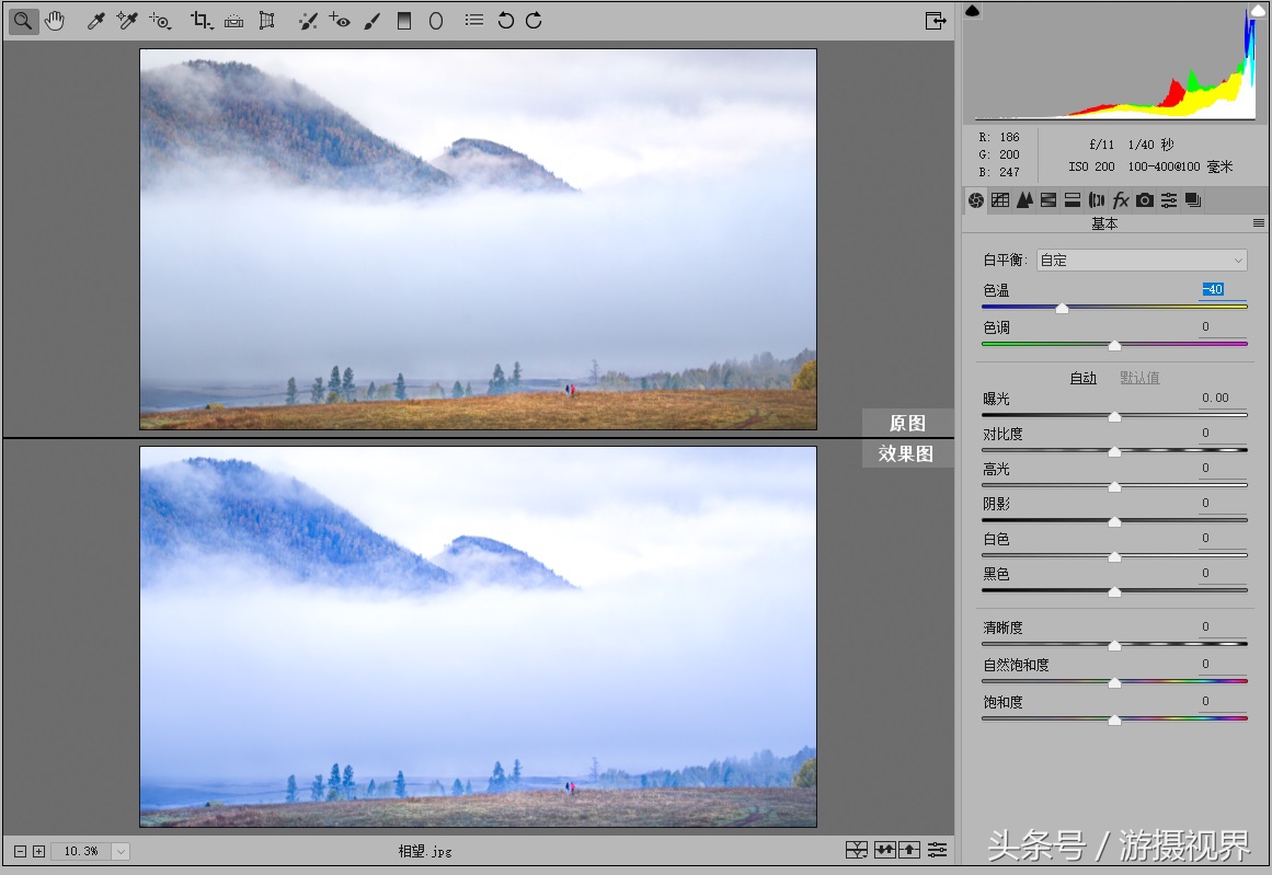 cameraraw如何运用面板里的效果,免费cameraraw摄影后期教程入门