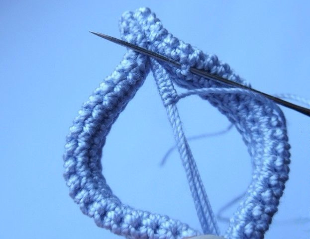 爱尔兰蕾丝钩编项链系列教程之大叶