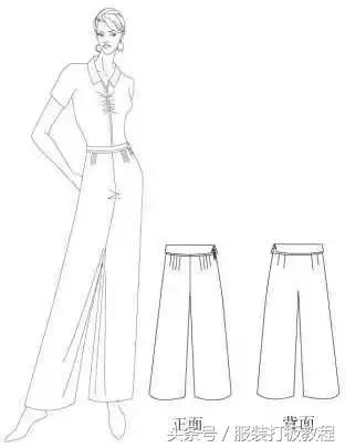 红升服装男式裤子的裁剪视频,大海服装男式直筒裤子裁剪方法