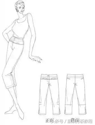 红升服装男式裤子的裁剪视频,大海服装男式直筒裤子裁剪方法