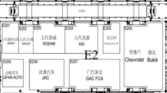 北京车展场馆攻略图,北京车展展厅介绍
