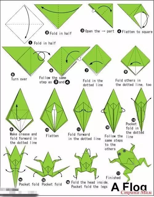 折纸大全创意7-12岁,有趣的折纸只需要一张长方形纸
