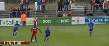 叹为观止的传球,足坛经典长传球gif