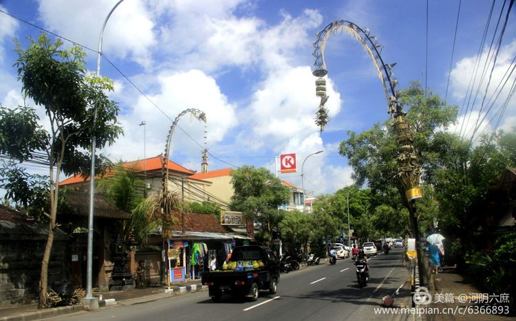印度尼西亚巴厘岛印度教寺庙,巴厘岛最田园的热带风景