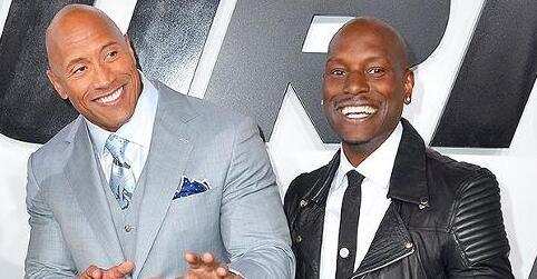 泰瑞斯和巨石强森,速度与激情9韩老大