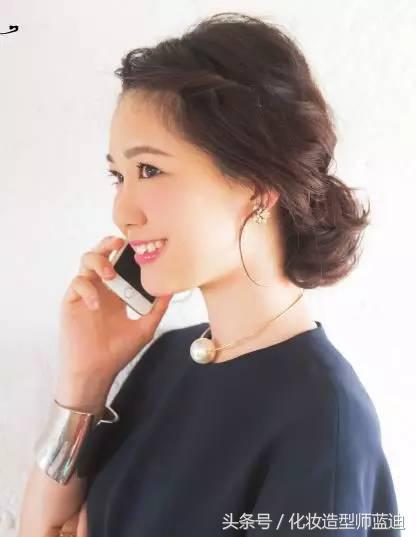 简单的盘发欧美韩系,泡面卷发型教程