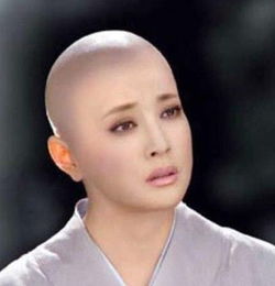女明星没了刘海变好看了,女明星突然没头发了